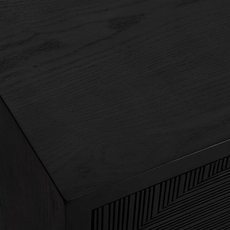 Uttermost Beswick Matte Black Cabinet
