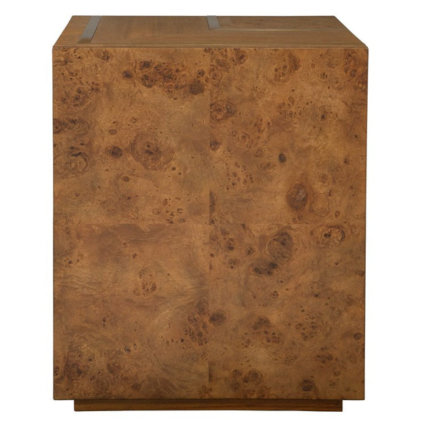 Uttermost Seven Wonders Maple Burl Wood Accent Table