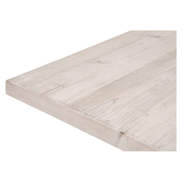 Essentials For Living Bridge Dining Table ~ White Wash Pine