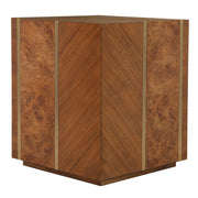 Uttermost Seven Wonders Maple Burl Wood Accent Table