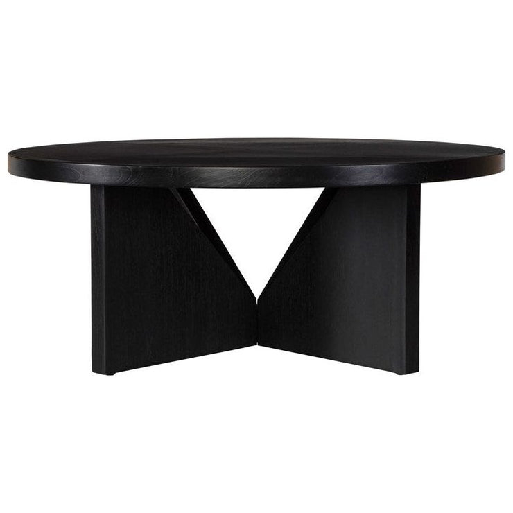 Uttermost Nadette Dark Espresso Angular Wood Coffee Table