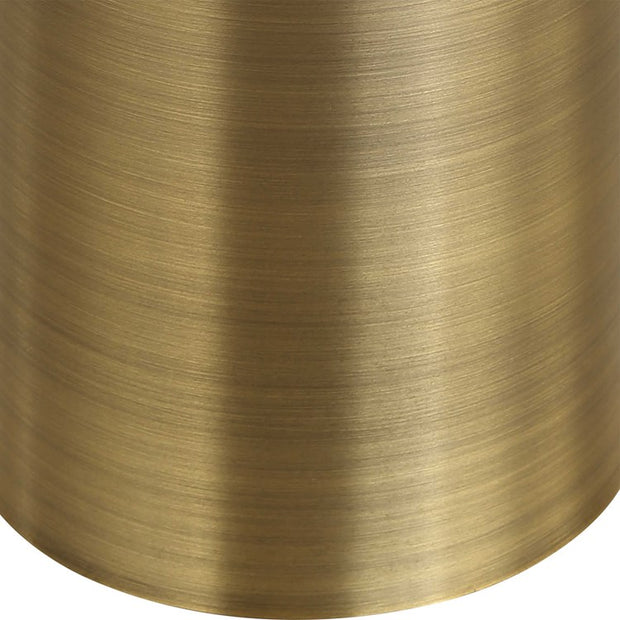 Uttermost Pascal Labradorite Top With Brushed Brass Finish Round Accent Table