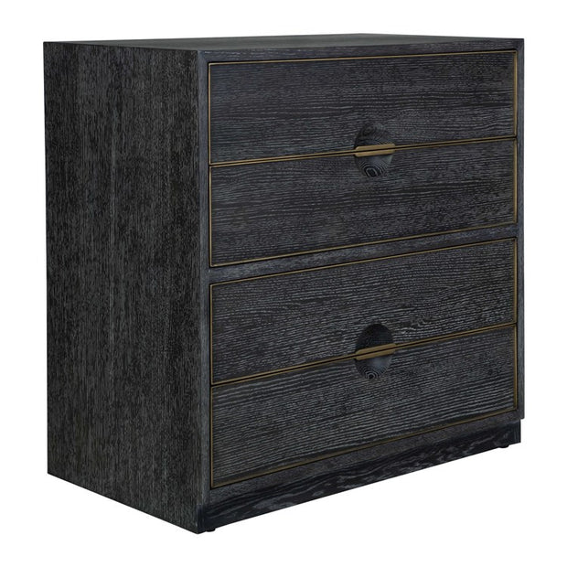 Uttermost Besos Dark Walnut 4 Drawer Chest