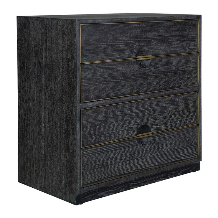 Uttermost Besos Dark Walnut 4 Drawer Chest