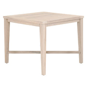 Essentials For Living Carmel Outdoor 42” Square Counter Table ~ Gray Teak