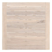 Essentials For Living Carmel Outdoor 42” Square Counter Table ~ Gray Teak