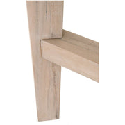 Essentials For Living Carmel Outdoor 42” Square Counter Table ~ Gray Teak