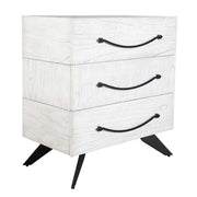 Uttermost Vivi White 3 Drawer Chest