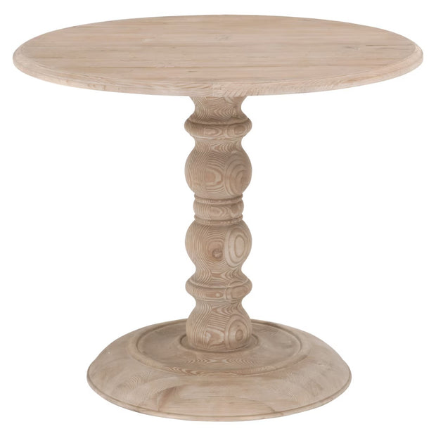 Essentials For Living Chelsea 36” Round Dining Table ~ Smoke Gray Pine