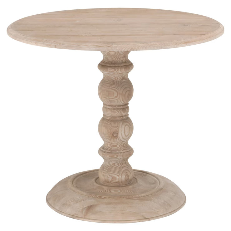 Essentials For Living Chelsea 36” Round Dining Table ~ Smoke Gray Pine