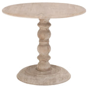 Essentials For Living Chelsea 36” Round Dining Table ~ Smoke Gray Pine
