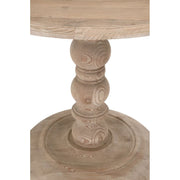 Essentials For Living Chelsea 36” Round Dining Table ~ Smoke Gray Pine