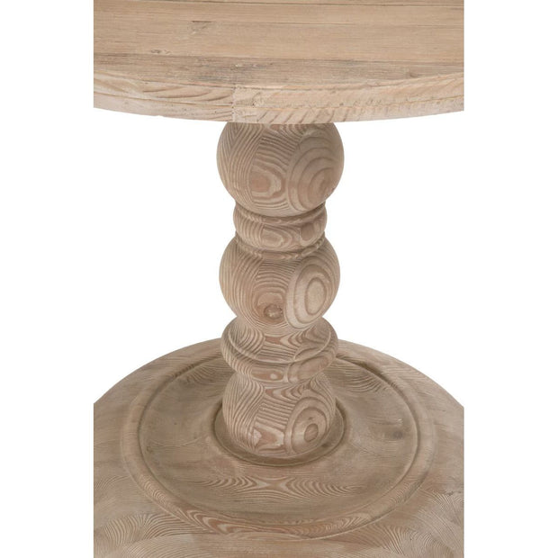 Essentials For Living Chelsea 36” Round Dining Table ~ Smoke Gray Pine