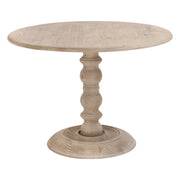 Essentials For Living Chelsea 42” Round Dining Table ~ Smoke Gray Pine