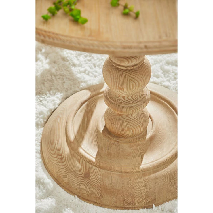 Essentials For Living Chelsea 42” Round Dining Table ~ Smoke Gray Pine
