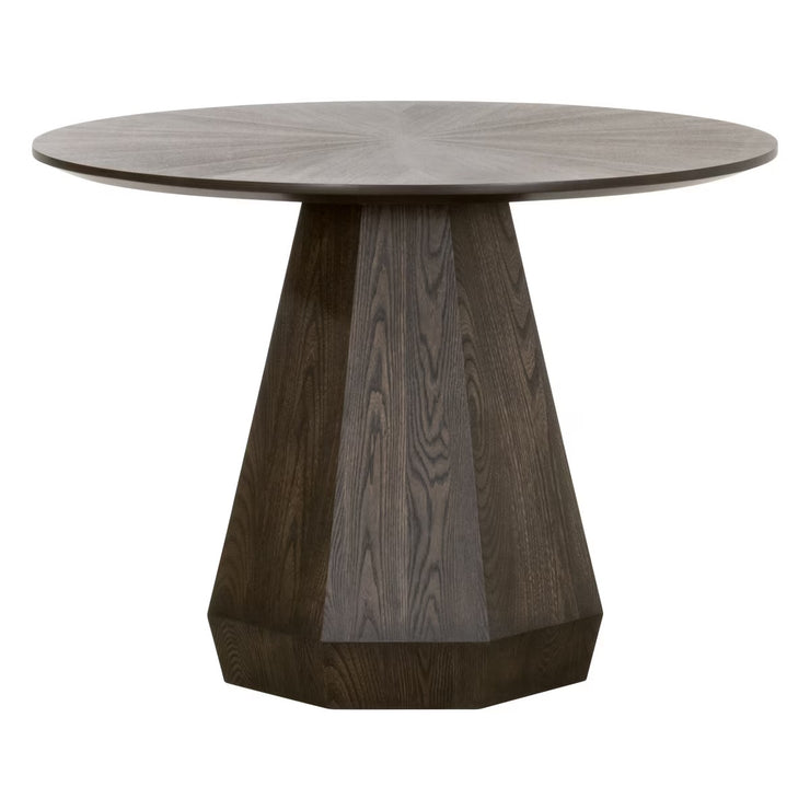 Essentials For Living Coulter 42” Round Dining Table ~ Burnished Brown Ash