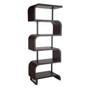 Uttermost Bia Chocolate and Antiqued Brass Modern Etagere