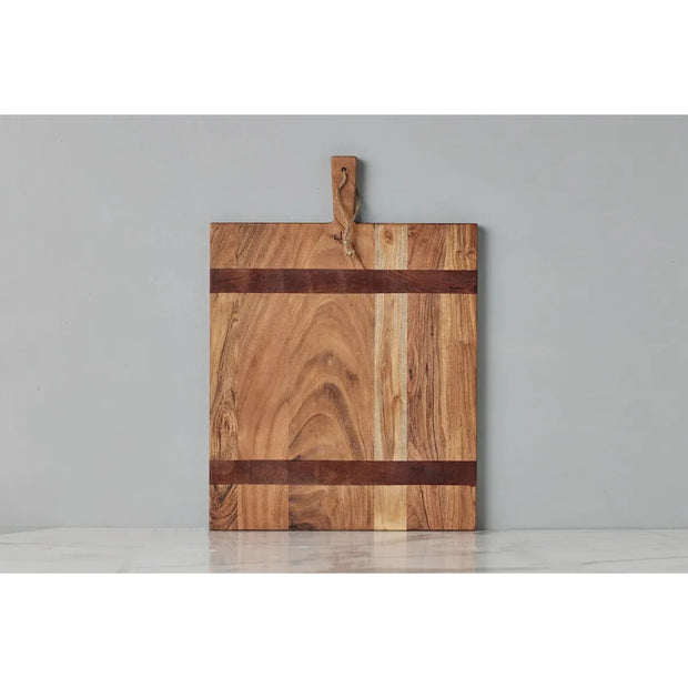 etúHOME Natural Acacia Wood Rectangle Charcuterie Board ~ Medium ~ LAST CHANCE SALE ~ LIMITED QUANTITY