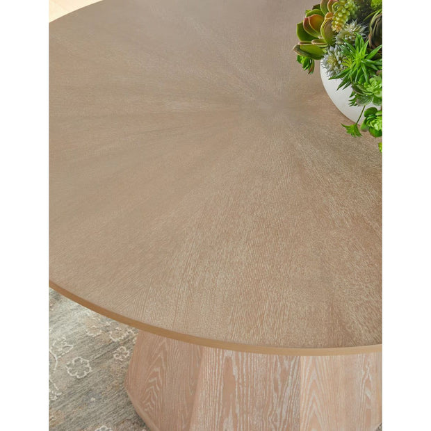 Essentials For Living Coulter 42” Round Dining Table ~ Natural Gray Ash