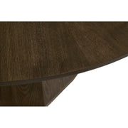 Essentials For Living Coulter 54” Round Dining Table ~ Burnished Brown Ash