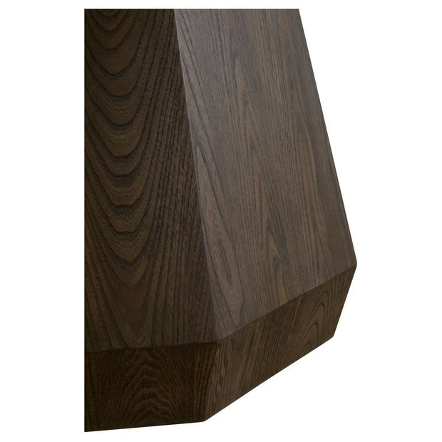 Essentials For Living Coulter 54” Round Dining Table ~ Burnished Brown Ash