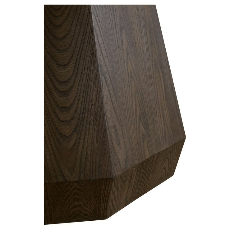 Essentials For Living Coulter 54” Round Dining Table ~ Burnished Brown Ash