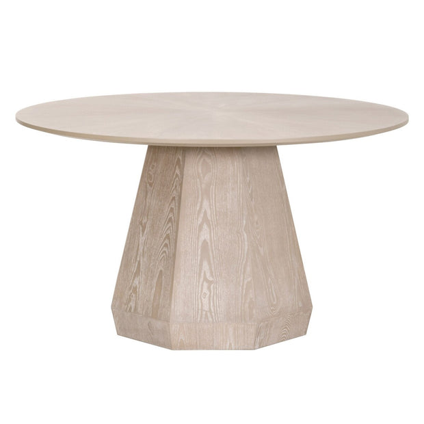 Essentials For Living Coulter 54” Round Dining Table ~ Natural Gray Ash