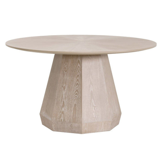 Essentials For Living Coulter 54” Round Dining Table ~ Natural Gray Ash