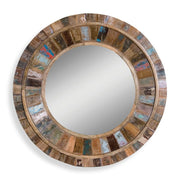 Uttermost Jeremiah Mango Wood Round Mirror