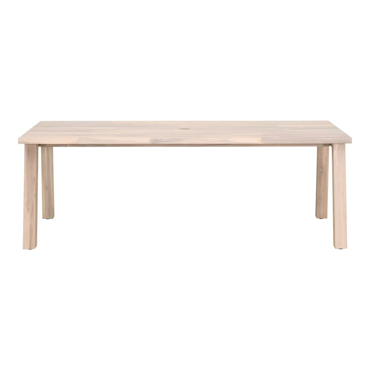Essentials For Living Diego Outdoor Dining Table ~ Gray Teak