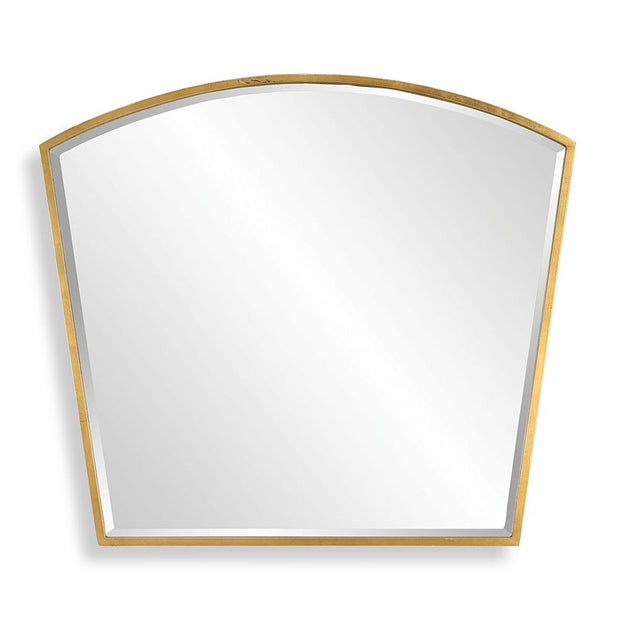 Uttermost Boundary Antique Gold Leaf Iron Arch Mirror