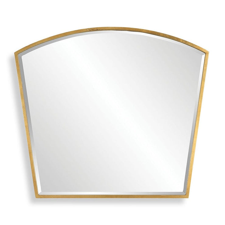 Uttermost Boundary Antique Gold Leaf Iron Arch Mirror
