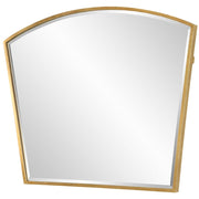 Uttermost Boundary Antique Gold Leaf Iron Arch Mirror