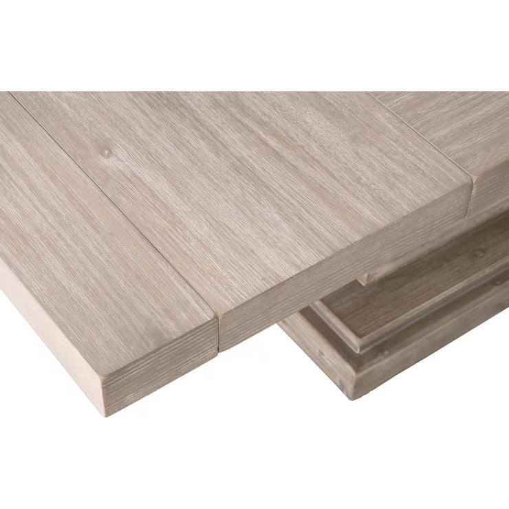Essentials For Living Hudson 44” Square Extension Dining Table ~ Natural Gray Acacia