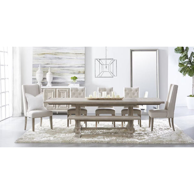Essentials For Living Hudson Extension Dining Table ~ Natural Gray Acacia