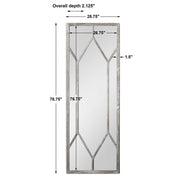 Uttermost Sarconi Silver Leaf And Wood Grains Mirror