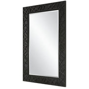 Uttermost Everest Wood Frame Finished in Satin Black Mirror