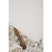 Essentials For Living Industry Rectangle Dining Table ~ Ivory Concrete, Brass