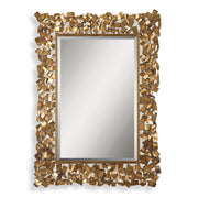 Uttermost Capulin Antique Gold Metal Strip Mirror