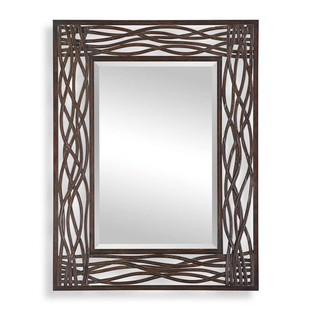 Uttermost Dorigrass Golden Brown Mirror