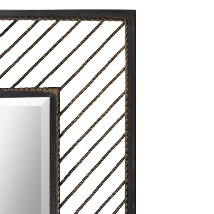 Uttermost Karel Bronzed Rust Glazed Mirror