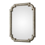 Uttermost Calanna Traditional Distressed Silver Leaf Mirror