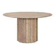 Essentials For Living Roma 54” Round Dining Table ~ Smoke Gray Pine