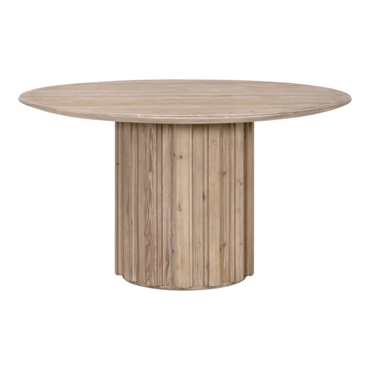 Essentials For Living Roma 54” Round Dining Table ~ Smoke Gray Pine