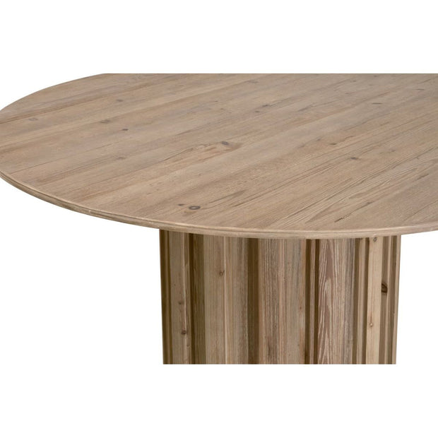 Essentials For Living Roma 54” Round Dining Table ~ Smoke Gray Pine