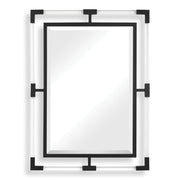 Uttermost Balkan Matte Black Mirror