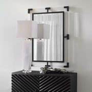 Uttermost Balkan Matte Black Mirror