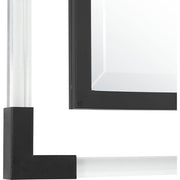Uttermost Balkan Matte Black Mirror