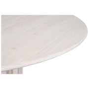 Essentials For Living Roma 54” Round Dining Table ~ White Wash Pine