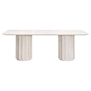Essentials For Living Roma Dining Table ~ White Wash Pine